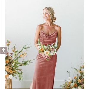 Revelry Skye Velvet Dress (Bridesmaid)